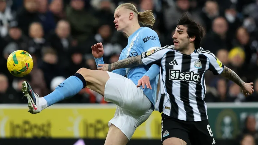 Erling Haland (Mančester Siti) i Sandro Tonali (Njukasl)